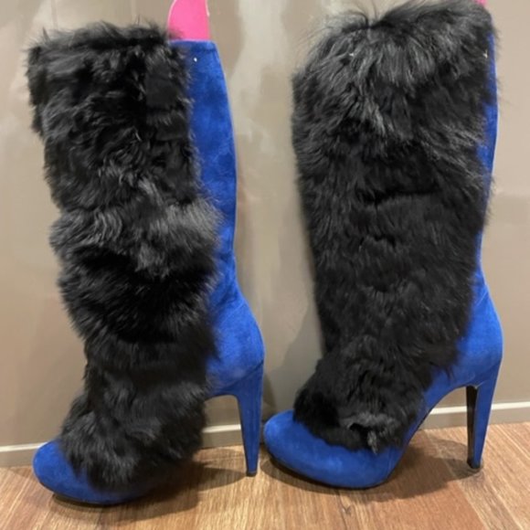 Giuseppe Zanotti Fur Women Boots, Mink Fur, Brand new, size 8.5-9, heeled boots - Picture 3 of 7